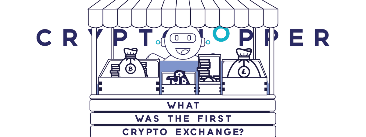 when was the first crypto exchange