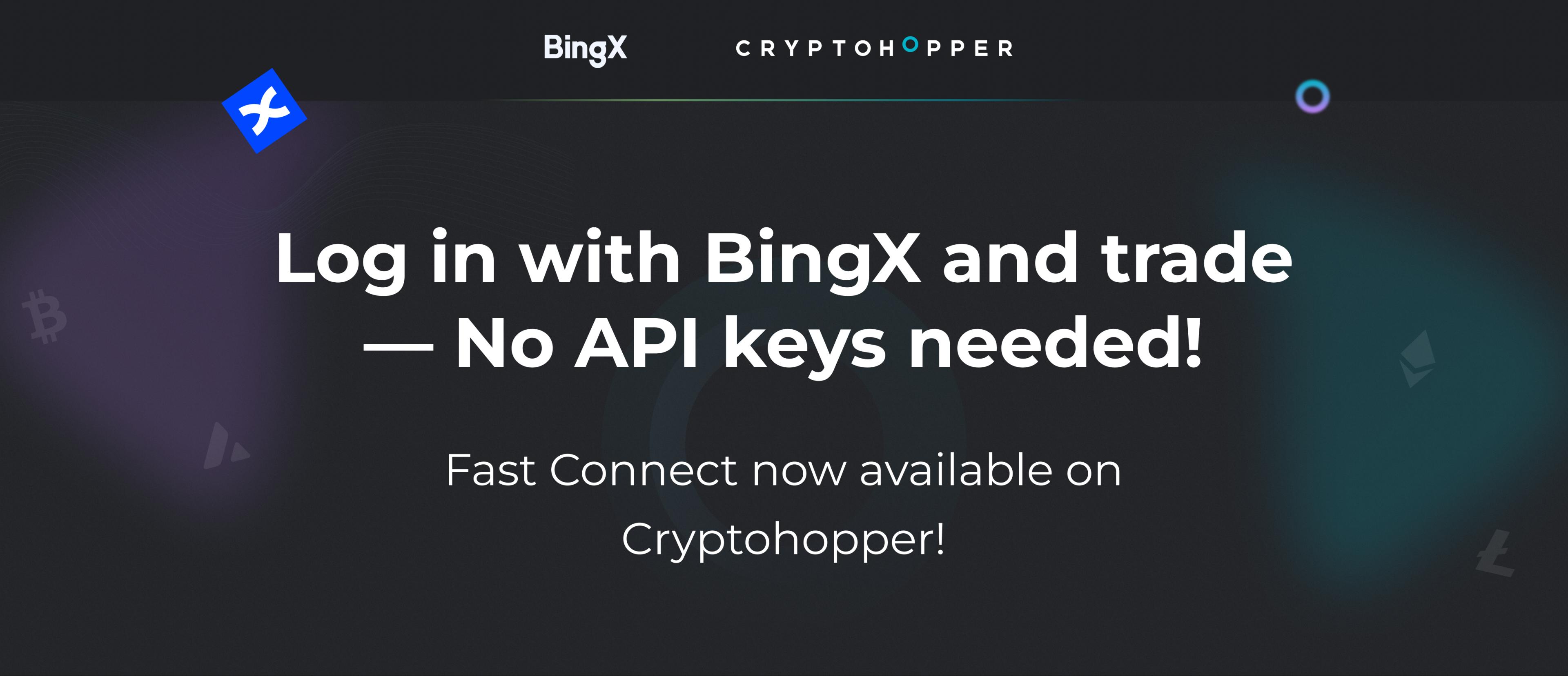 Cryptohopper Announces Implementation of BingX’s oAuth2 Solution