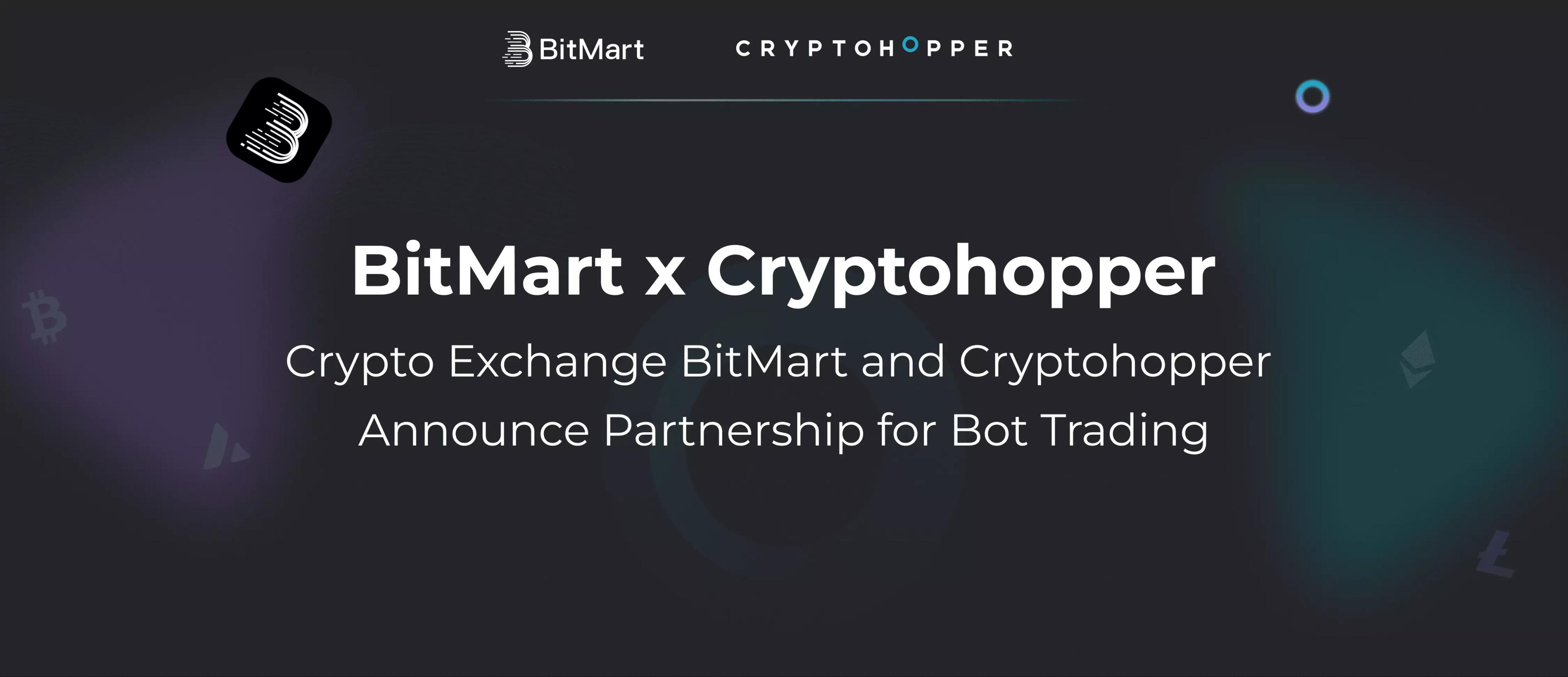 Crypto Exchange BitMart and Cryptohopper Announce Partnership for Bot Trading 