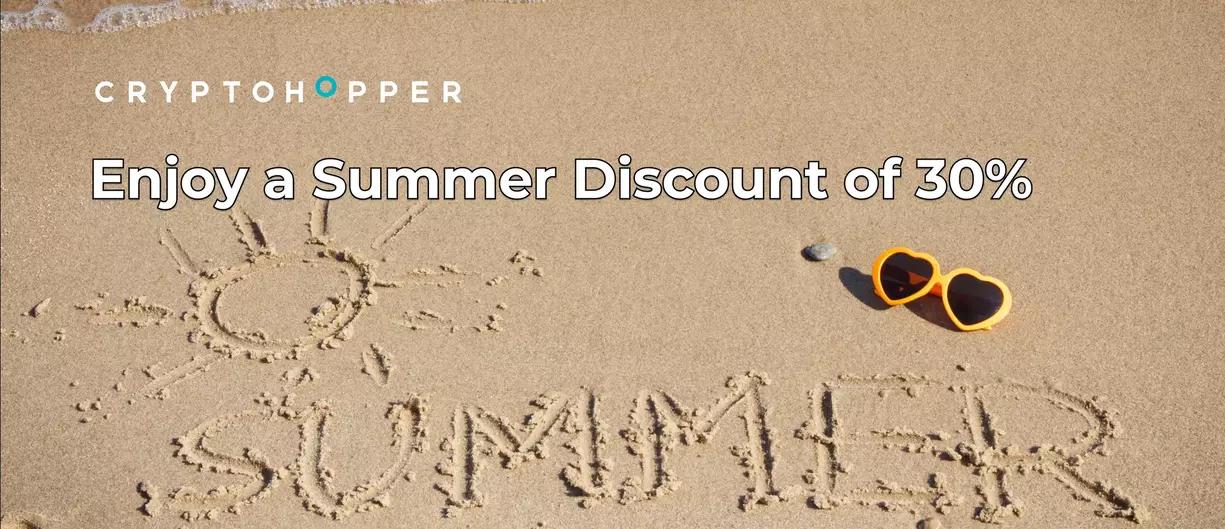 Enjoy a Summer Discount of 30% on Cryptohopper!