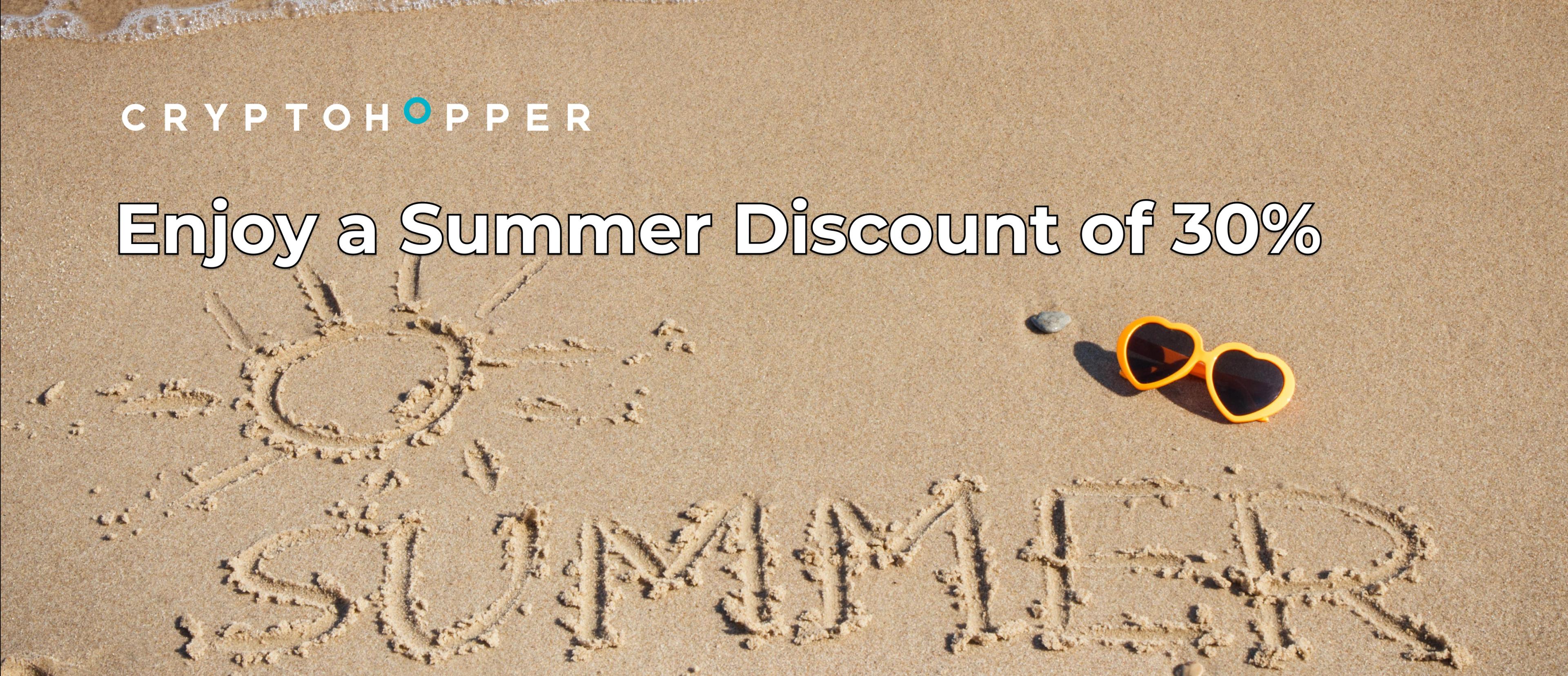 Enjoy a Summer Discount of 30% on Cryptohopper!