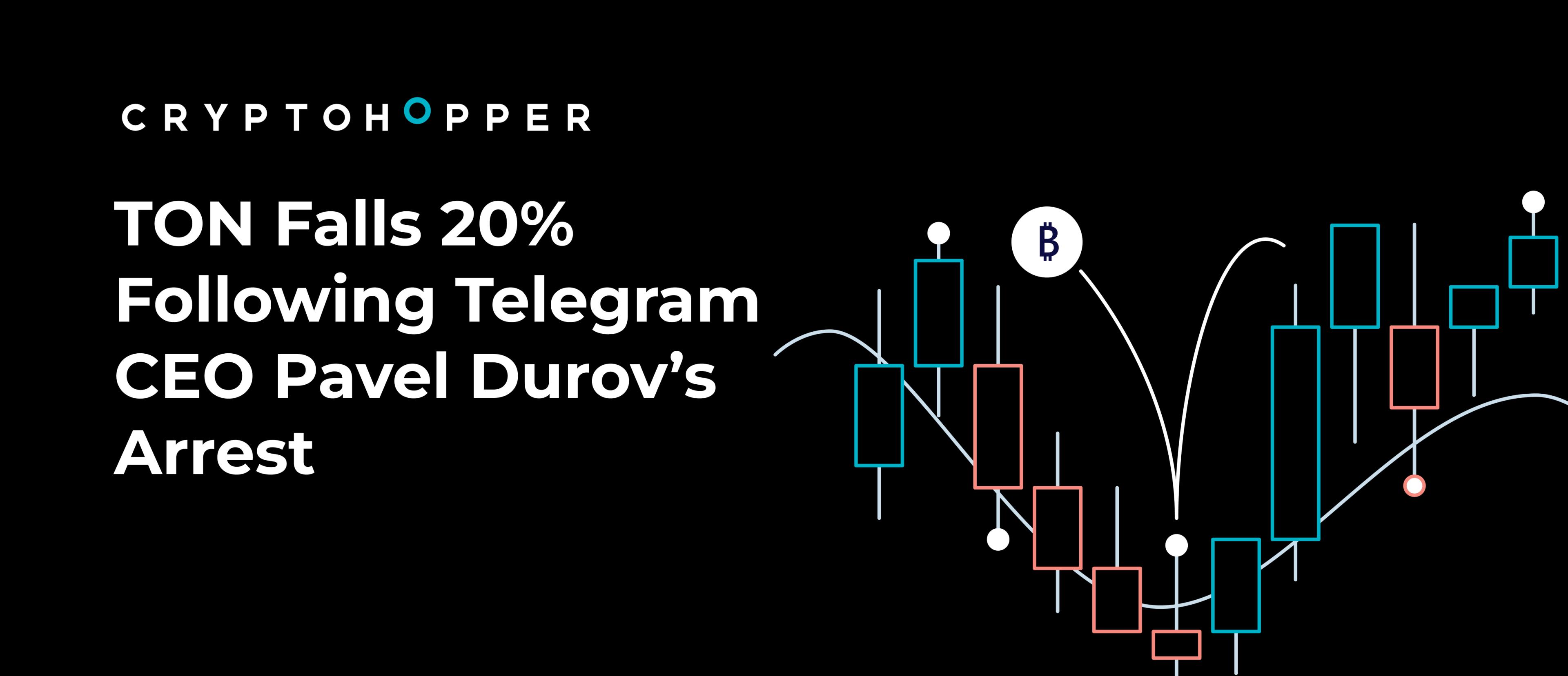 TON Falls 20% Following Telegram CEO Pavel Durov’s Arrest