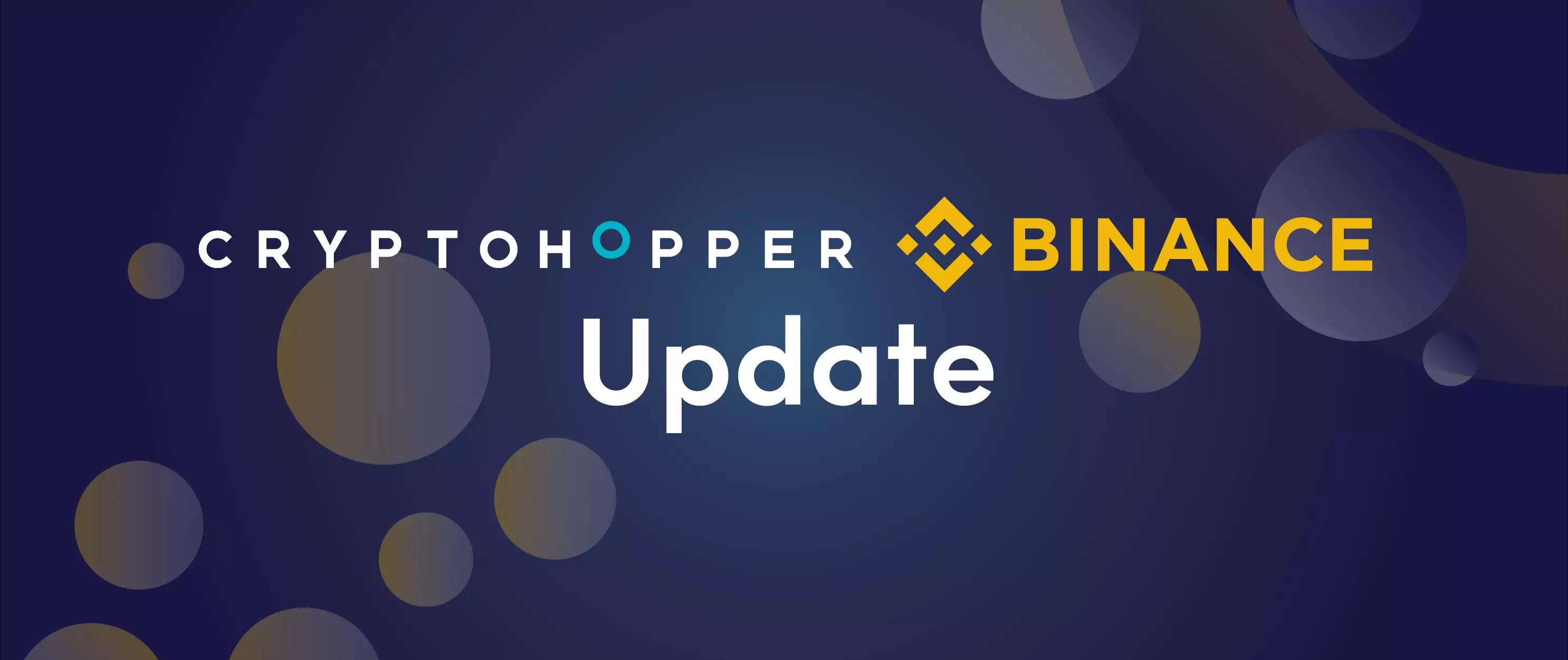 Binance API Key Changes: Cryptohopper's Got You Covered