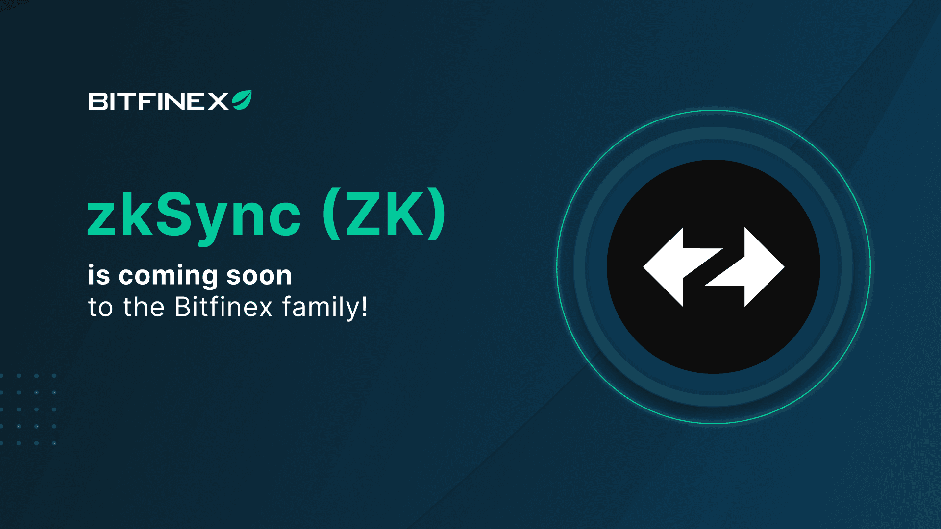 Bitfinex to List ZK, Native Token of zkSync Protocol