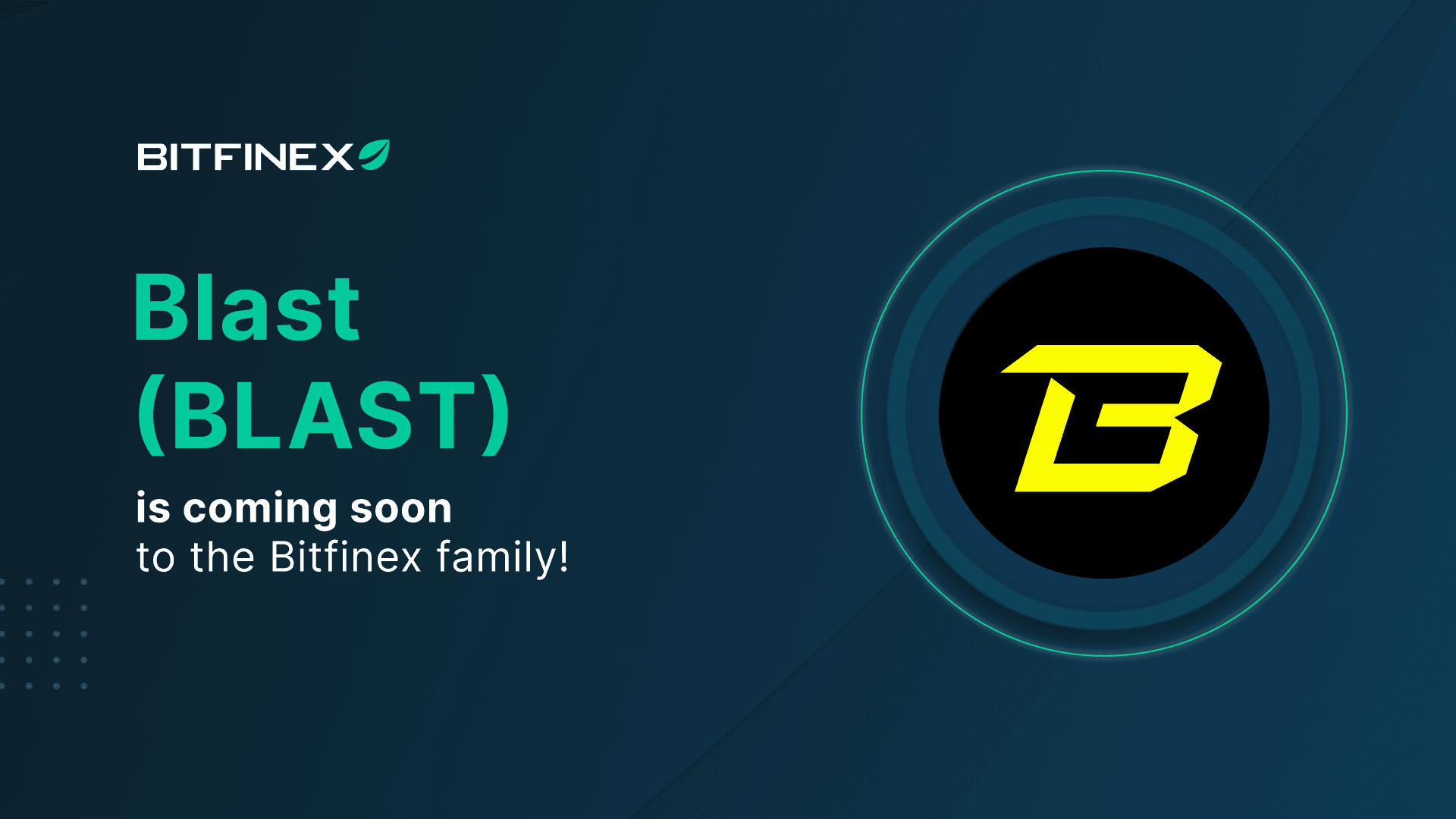 Bitfinex to Be One of First Exchanges to List BLAST, Native Token of Blast L2