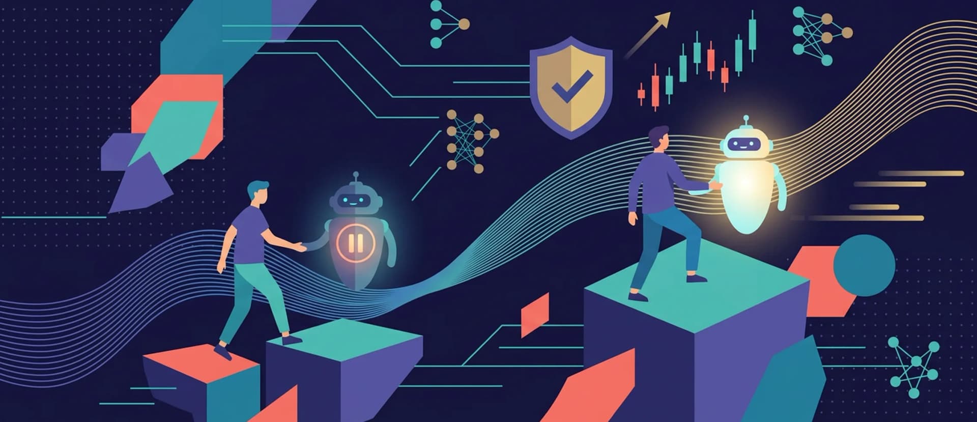 Cryptohopper dashboard showing bot management interface with plan upgrade options and cryptocurrency trading activity.