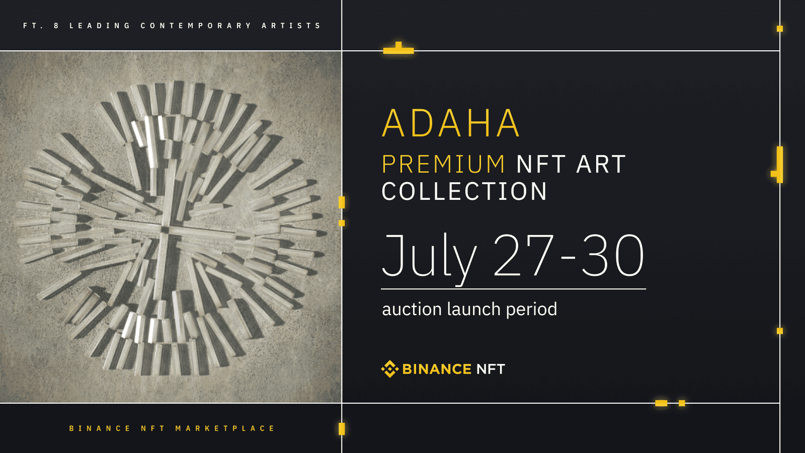 Binance NFT Drop: The ADAHA Collection Feat. Artwork From Eight Leading Contemporary Artists