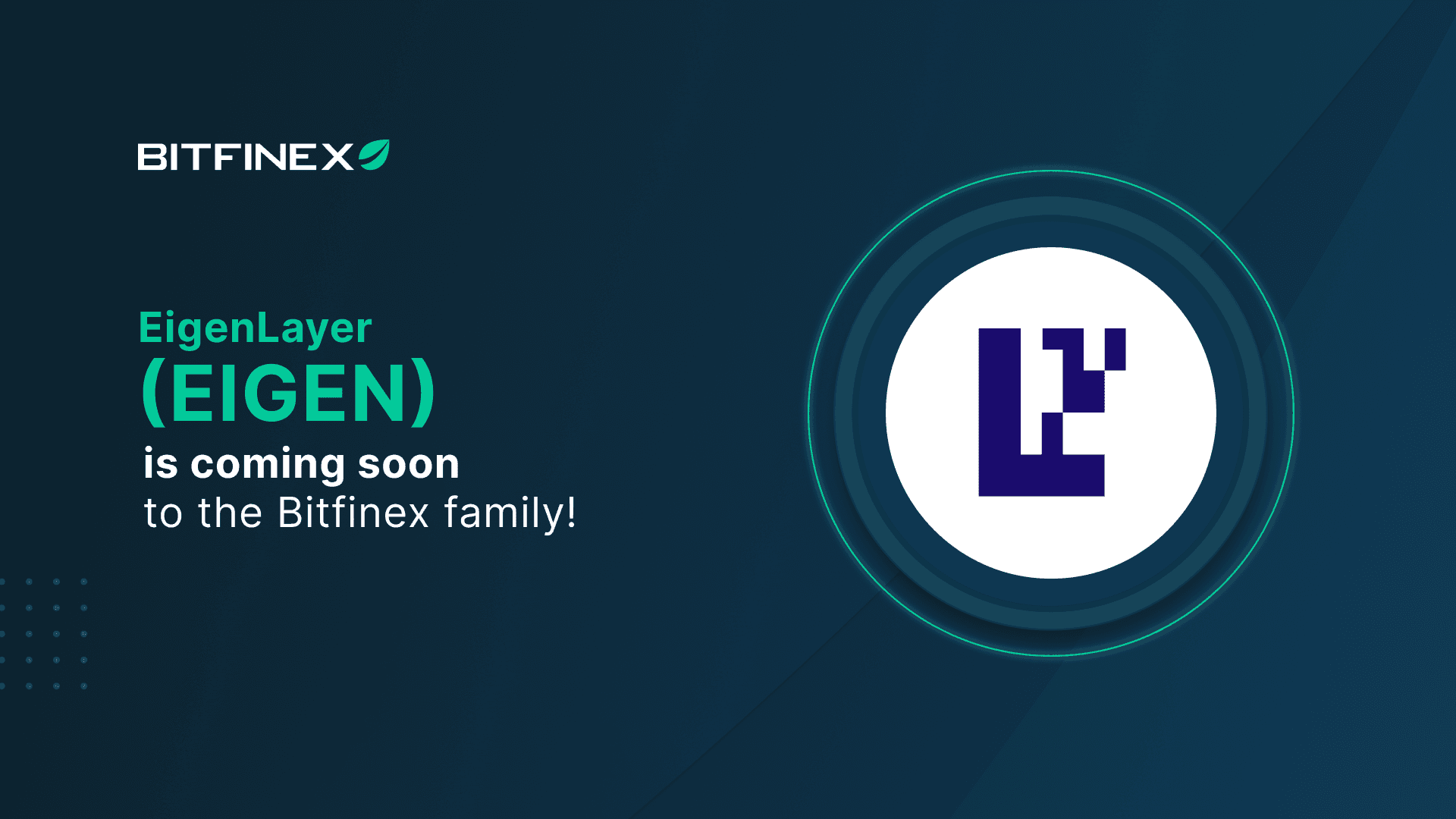 Bitfinex Among First to List EIGEN, Native Token of EigenLayer
