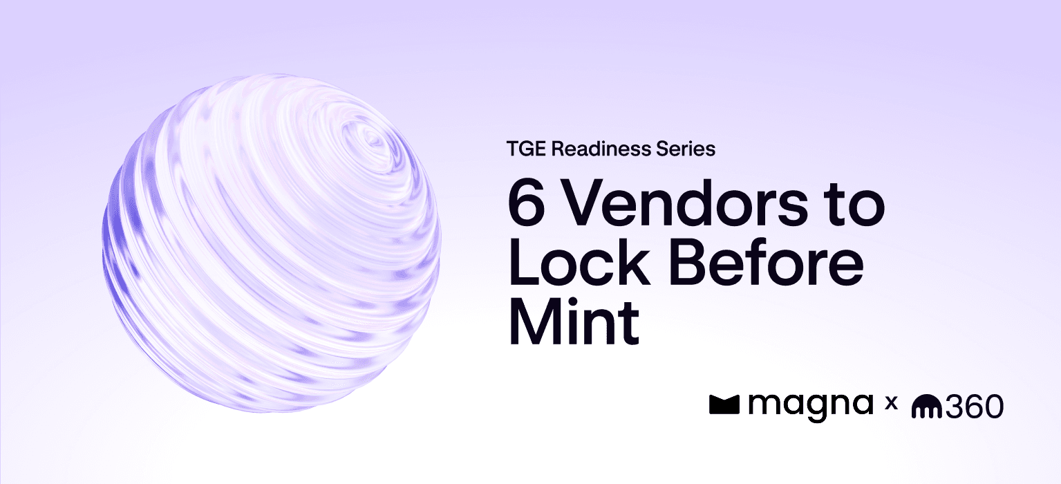 TGE Readiness Series: 6 vendors to lock in before mint