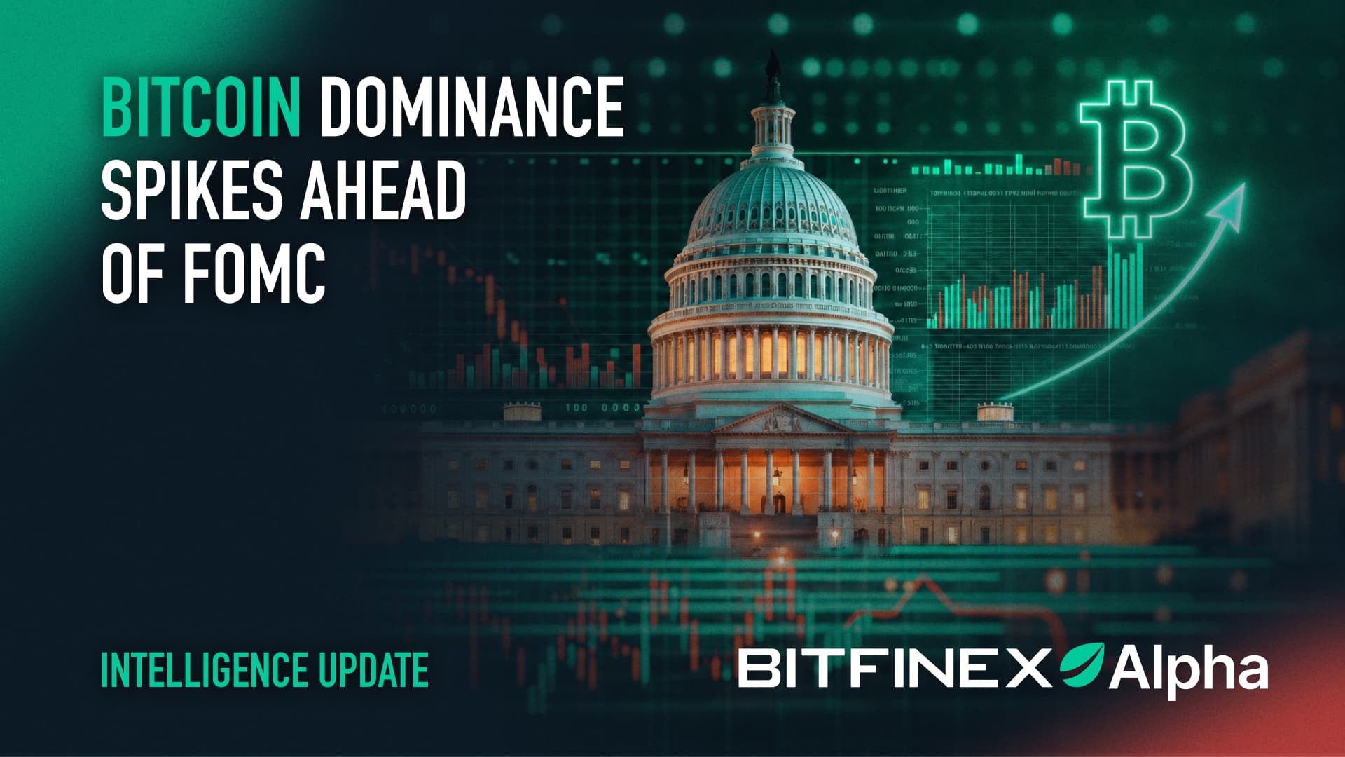 BTC Dominance Spiking Ahead of FOMC as Options Markets Compress