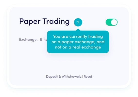 Comercio de papel Cryptohopper